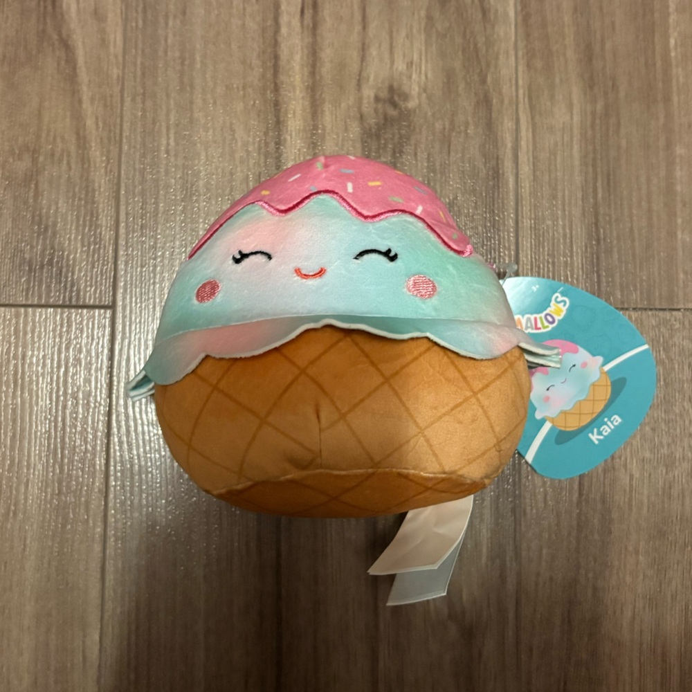 New Opened Mystery Squishmallow Kaia Ice Cream Scented